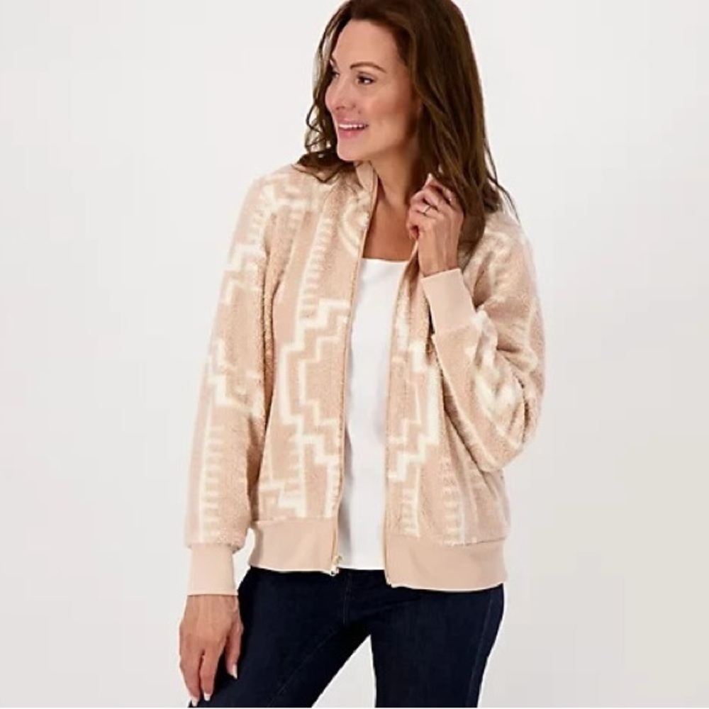 Susan Graver Soft Beige Jacket
